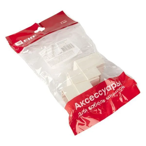 Угол внутр. (25х25) (4 шт) белый EKF-Plast - Фото 2