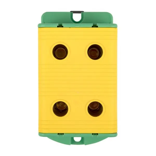 Клемма двойная КСВ 35-150 желто-зеленая EKF - Фото 6