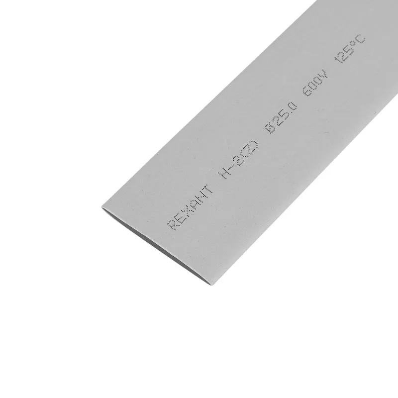 Трубка термоусаживаемая ТУТ нг 25,0/12,5мм, серая, упаковка 10 шт. по 1м REXANT 22-5010