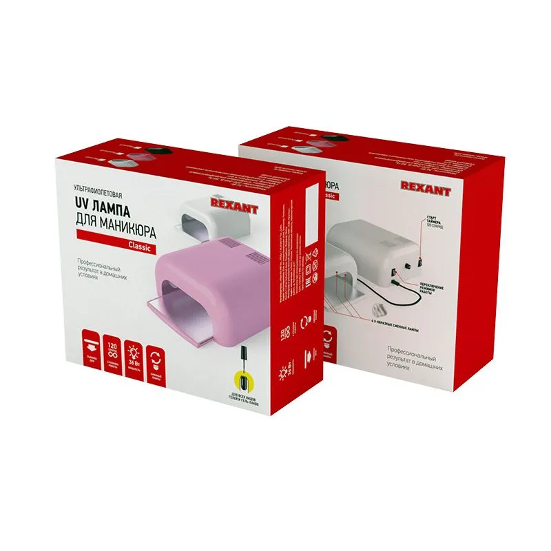 Лампа для сушки ногтей Classic (UV,36Вт)  REXANT - Фото 4