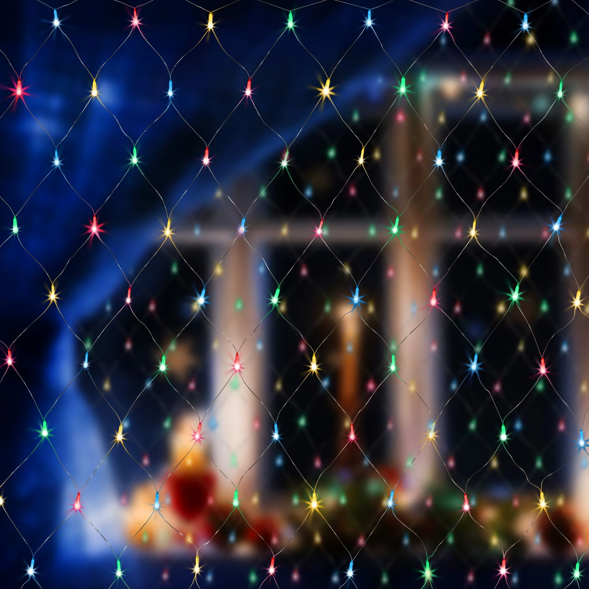 Праздничная гирлянда сеть мульти 1,5*1,5м IP20 300-001 Elektrostandard Eurosvet