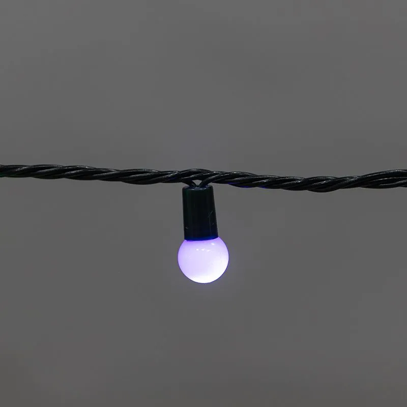 Гирлянда Мультишарики 20м, 200LED, диаметр 15мм, IP44, зеленый провод, свечение мульти (RG/RB), мигание, 230В NEON-NIGHT - Фото 3