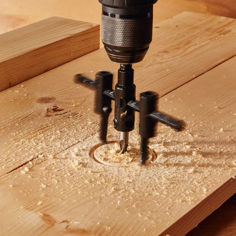 Сверло по дереву Балеринка, регулируемое, 30-120мм KRANZ - Фото 2