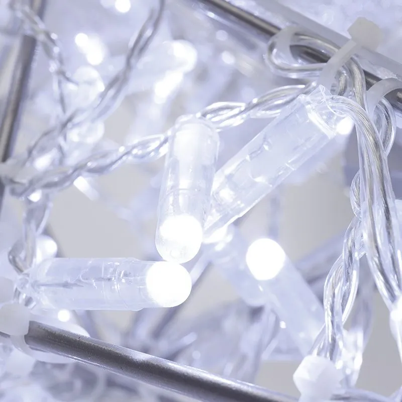 Светодиодная фигура Звезда 50 см, 80 светодиодов, с трубой и подвесом, цвет свечения белый NEON-NIGHT - Фото 5