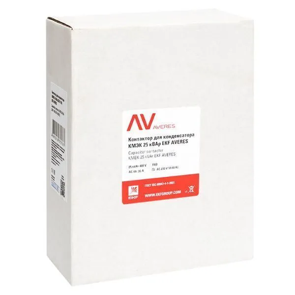 КМЭК 25 кВАр 1NO 230В АС EKF AVERES