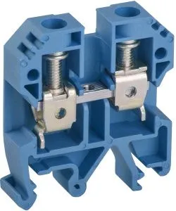 Клемма винтовая КВИ-6мм2 синяя IEK 