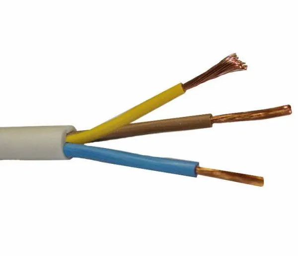 Провод ПВС-Т 2х1,5 + 1х1,5 бел (ПВС 3х1,5) Автопровод