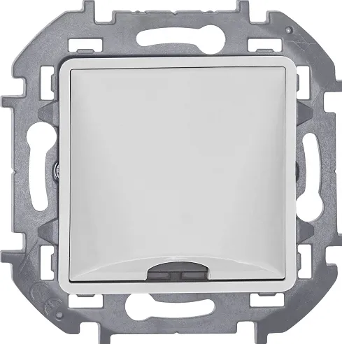 INSPIRIA Вывод кабеля с зажимом для кабеля белый