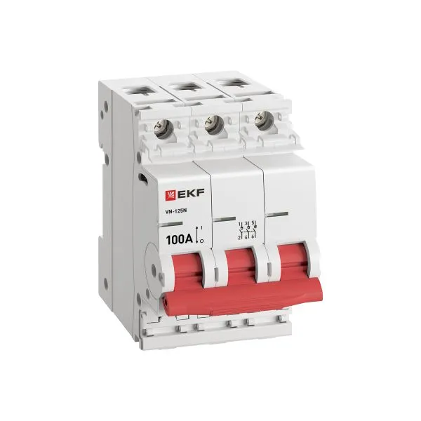 Выкл. нагрузки ВН-125N 3P 100А PROXIMA EKF - Фото 3