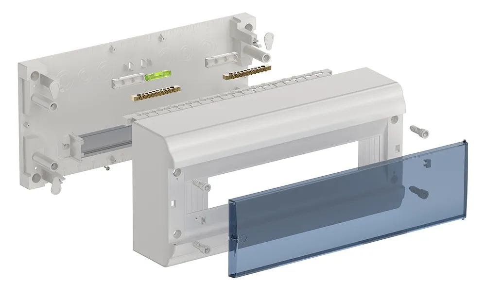 PRIME Корпус пластиковый ЩРН-П-18 модулей навесной белый IP41 IEK - Фото 4