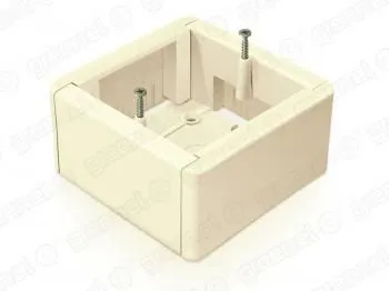 Коробка установочная универсальная 88х88х44мм СЛ.КОСТЬ(50шт) GE40231-02