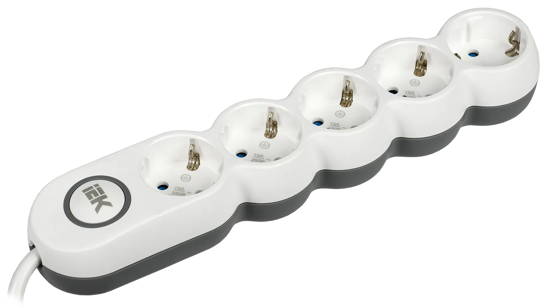 Удлинитель У05В 5 мест с заземлением 1,5м 3х1,5мм2 16А/250В UNO IEK