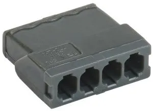 Строительно-монтажная клемма СМК 772-244 компактная с пастой (4шт/упак) IEK UKZ31-244-004