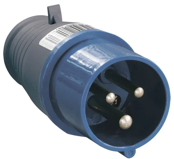 Вилка переносная ССИ-013 2P+PE 16А 200-250В IP44 IEK 
