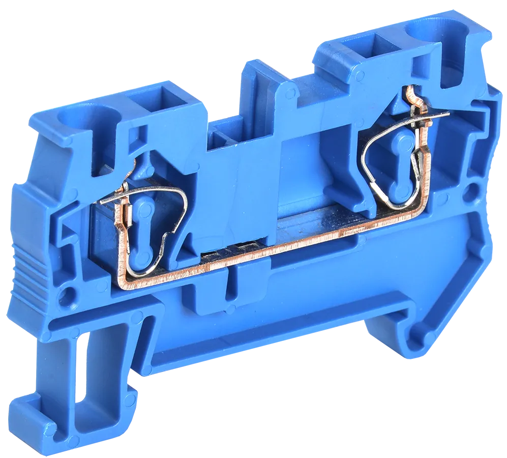 Клемма пружинная КПИ 2в-4 41А синяя IEK