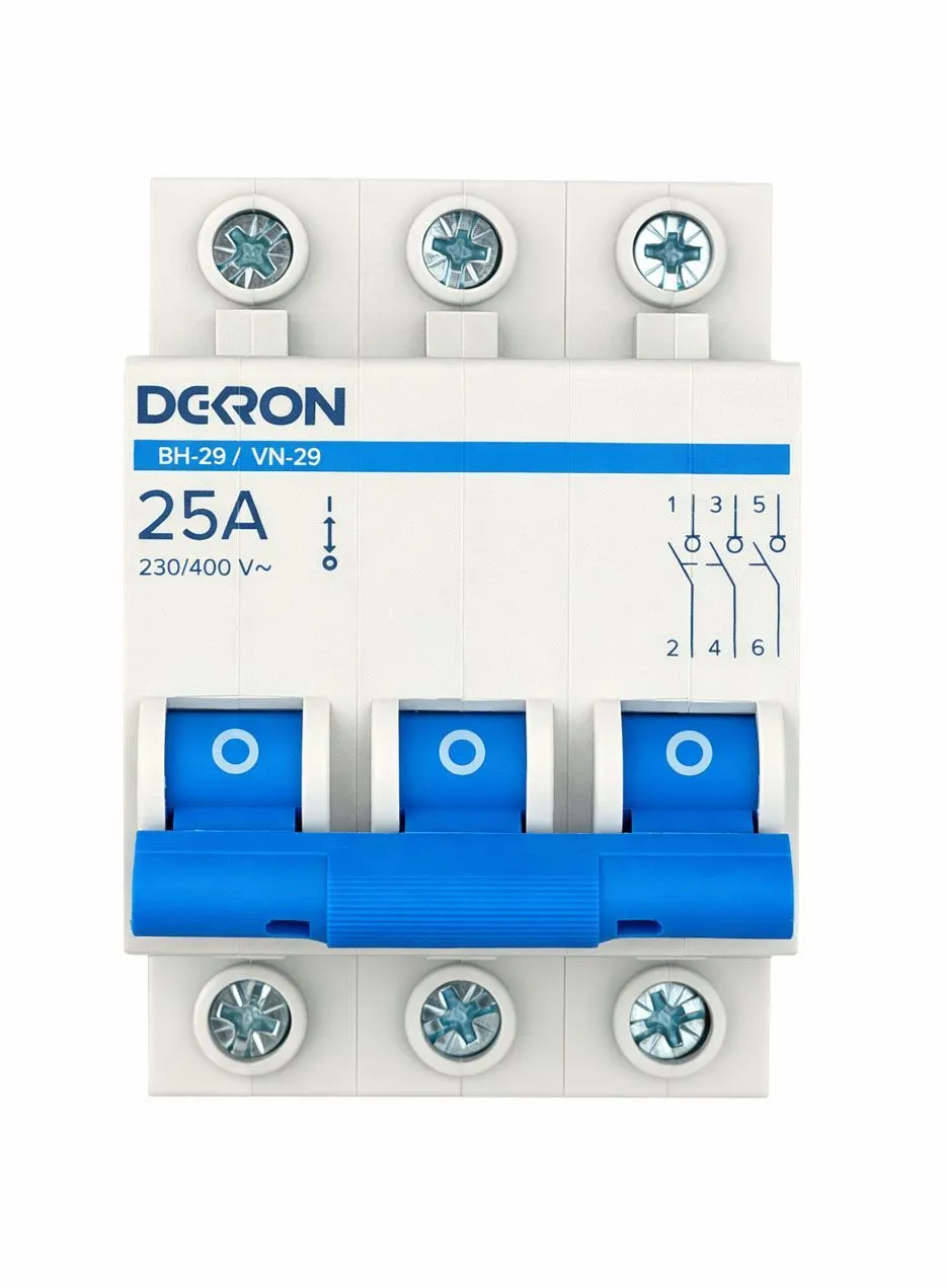 Выключатель нагрузки ВН-29 3P 25А is29-3-25-dek