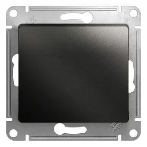 Выключатель 1-кл. СП Glossa 10А IP20 (сх. 1) 10AX механизм антрацит SE GSL000711 400310