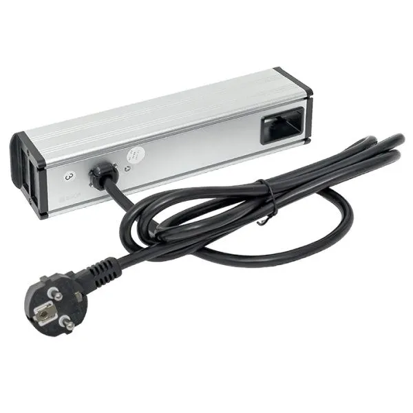 Встраиваемый настольный розеточный блок для крепления к столу, 10 модулей, C-Line - Фото 2