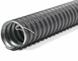 Металлорукав в ПВХ изоляции РЗ-ЦП нг-LS  15 (50 м) с протяжкой ГОФРОМАТИК (ЗЭТАРУС) zeta44115