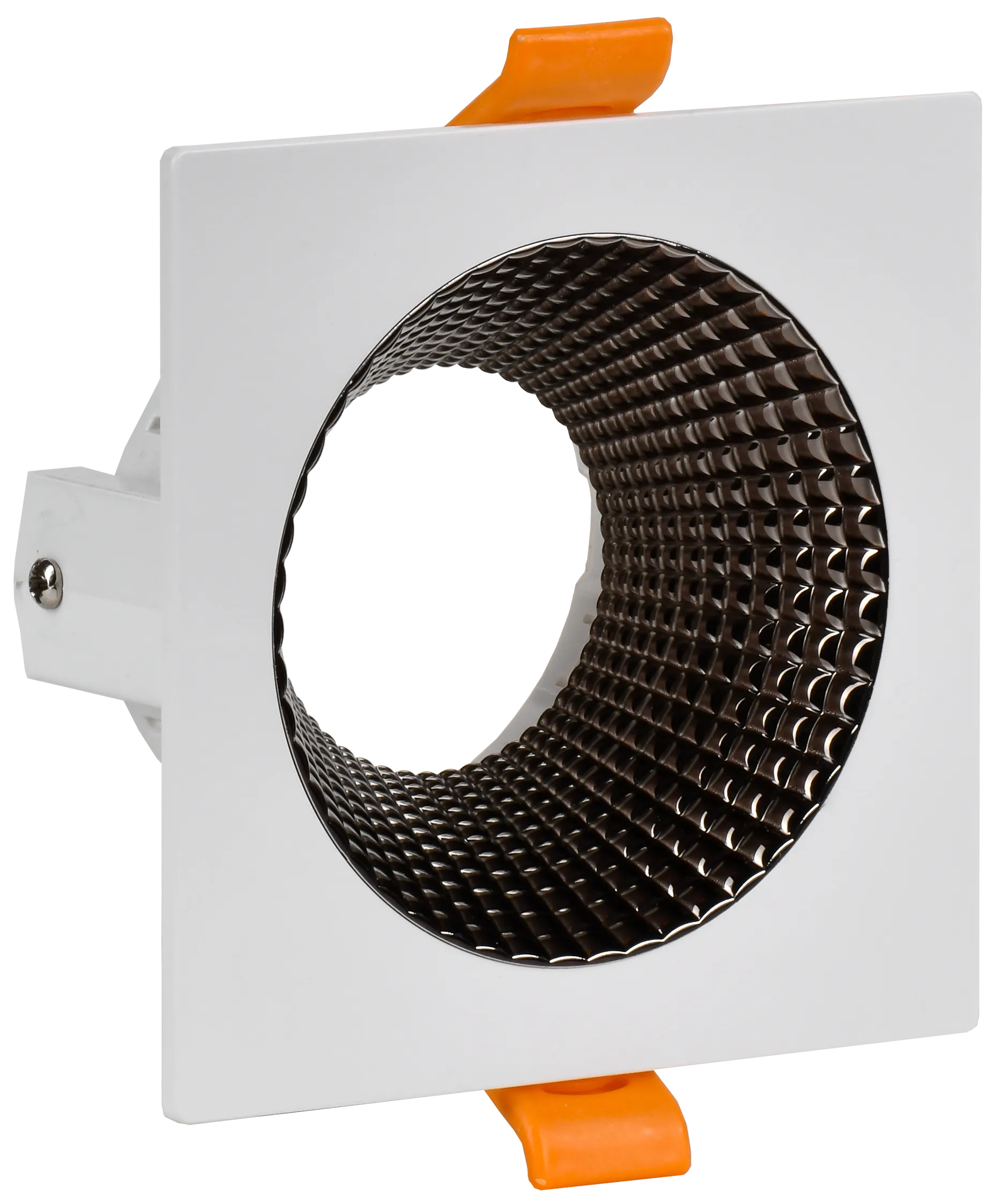 LIGHTING Светильник 4110 встраиваемый поворотный под лампу GU10 белый/шоколад пластик IEK