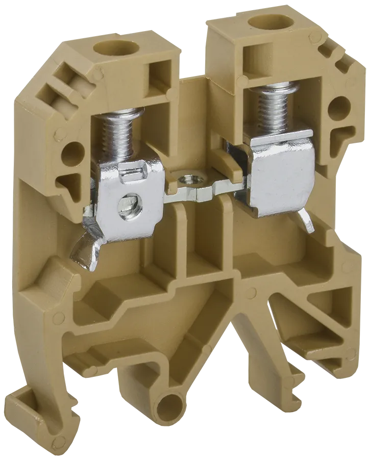 Клемма винтовая КВИ-6мм2 желтая IEK