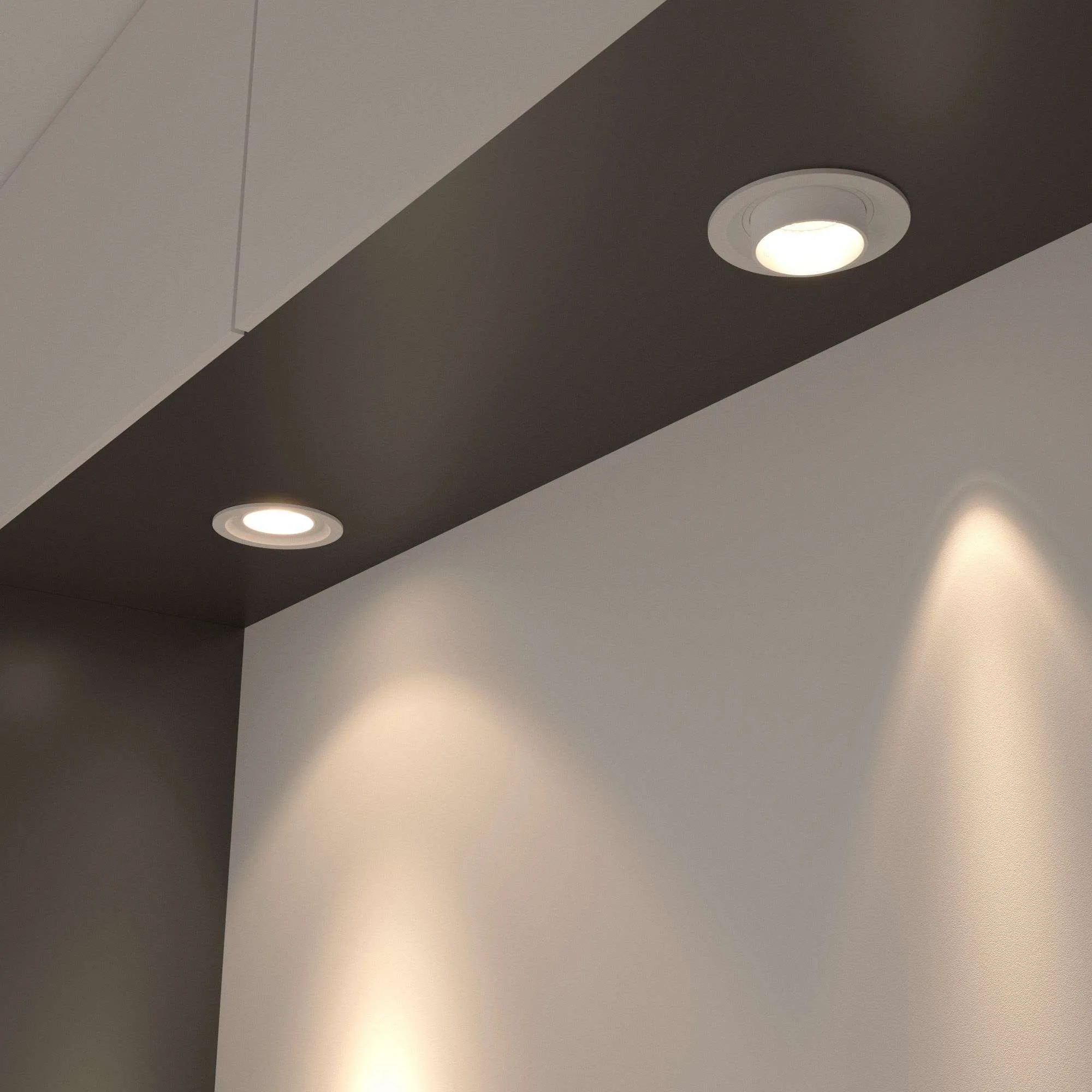 Светильник светодиодный встраиваемый с регулировкой угла освещения 9919 LED 10W 4200K белый Elektros - Фото 2