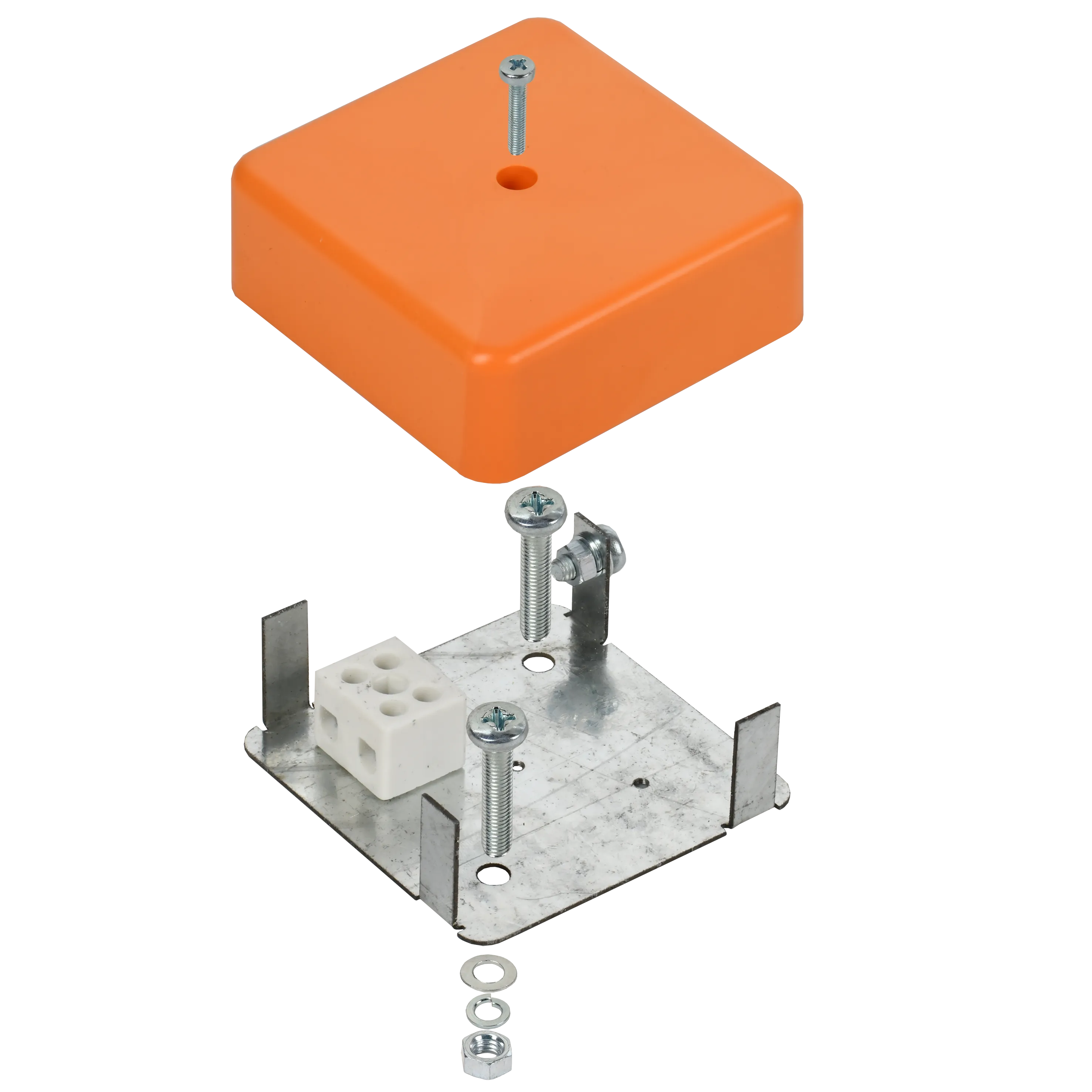 Коробка распаячная огнестойкая ПС безгалогенная (HF) 75х75х28мм 2P 4мм2 IP44 IEK - Фото 5