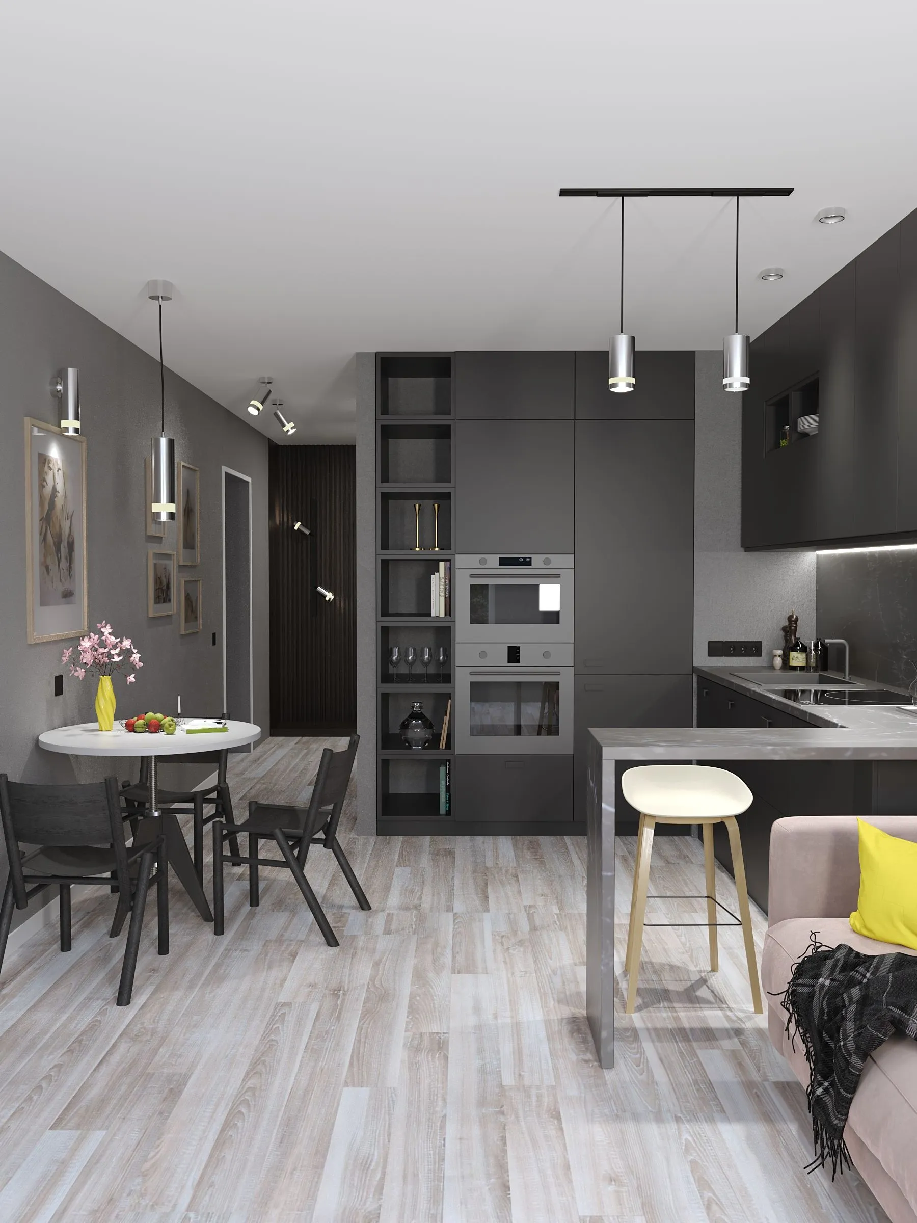 LIGHTING Светильник 4008 накладной настенный под лампу GU10 хром IEK - Фото 4