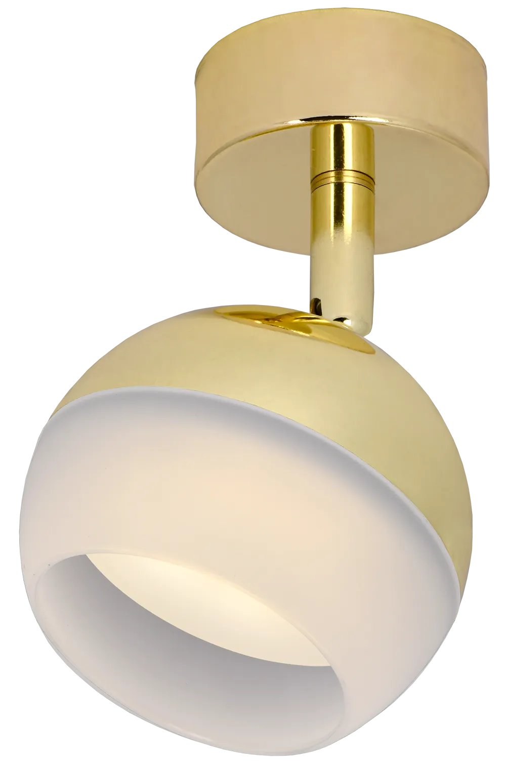 LIGHTING Светильник 4011 накладной настено-потолочный под лампу GX53 золото IEK - Фото 5