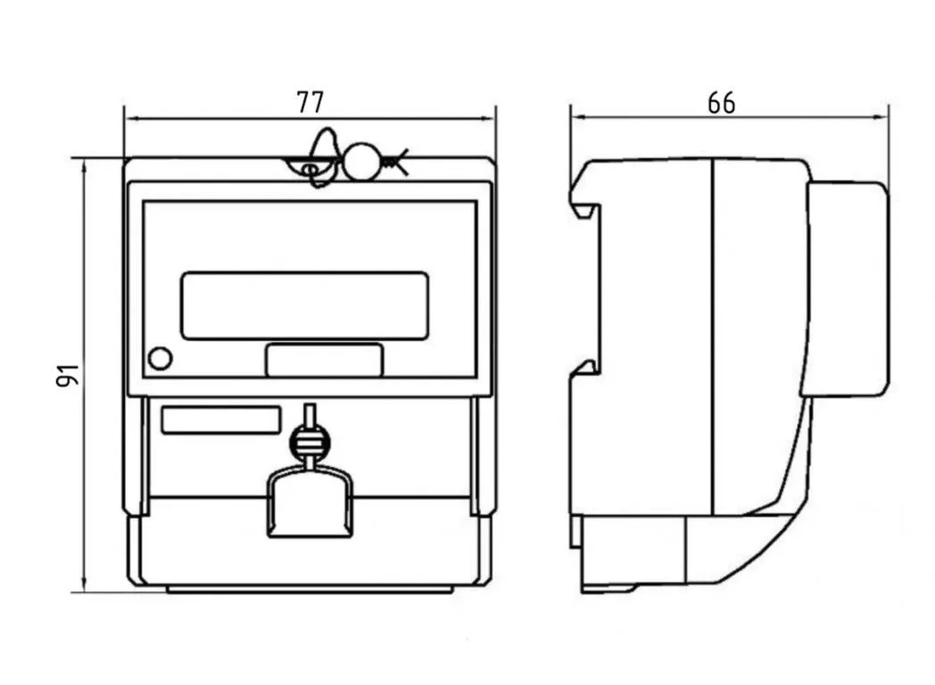 Счетчик электроэнергии однофазный Меркурий 201.7 - Фото 5