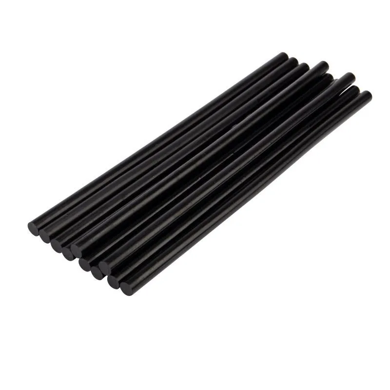 Стержни клеевые Ø7мм, 200мм, черные (10 шт/уп), хедер REXANT 09-1104