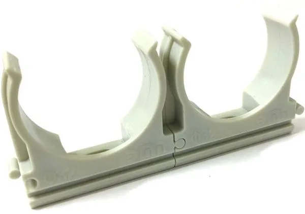 Крепеж-клипса Ø 32 цвета: серый (50шт/уп) DEKRON