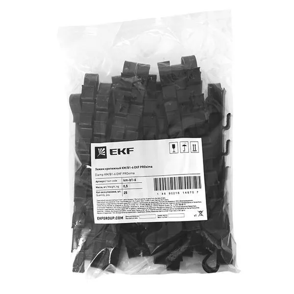 Зажим крепежный КМ/В1-6 - Фото 3