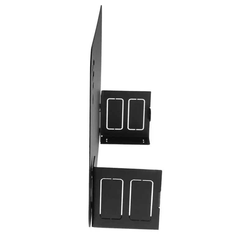 Держатель для хранения роутера, с регулировкой размеров, настенный, черный REXANT - Фото 3