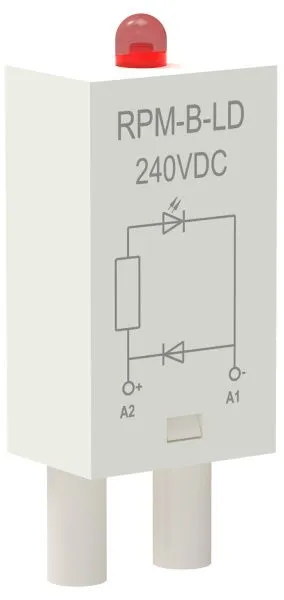 Модуль защиты для реле диод+светодиод 240В DC ONI