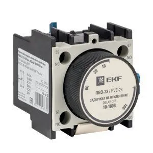 Приставка выдержки времени отключения ПВЭ-23 10-180сек NO+NC EKF 