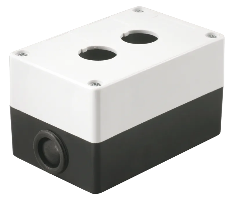 Корпус поста КП102 для кнопок управления 2 места белый IEK