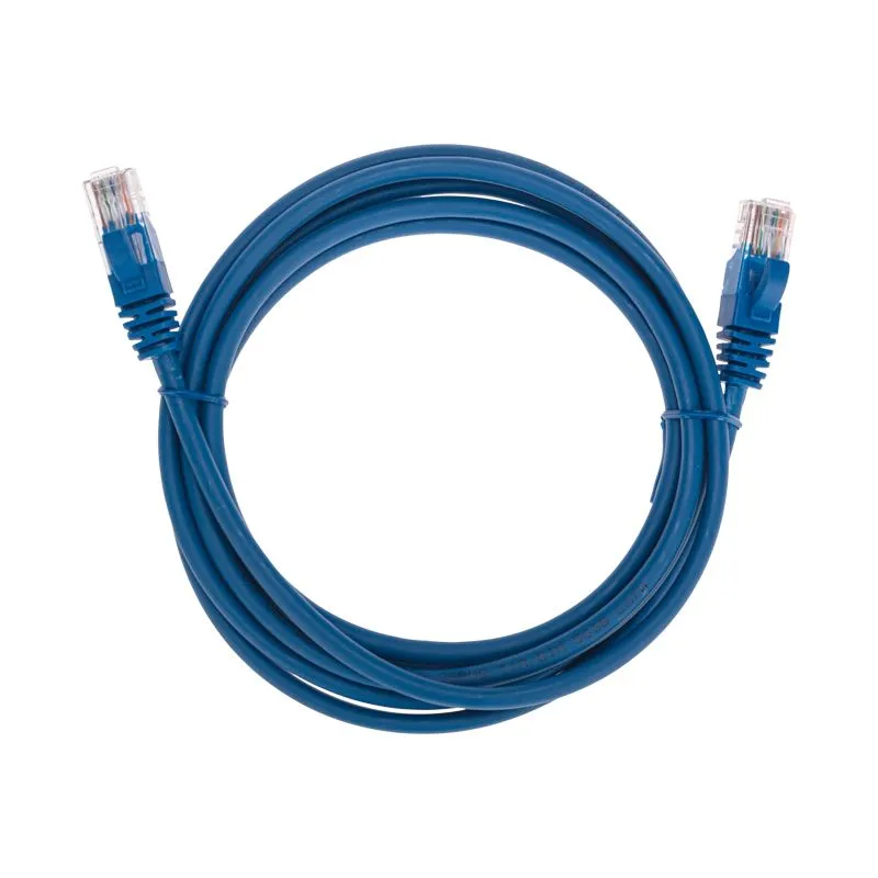 Патч-корд U/UTP, CAT 5e, RJ45-RJ45, 26AWG, LSZH, синий, 2м REXANT
