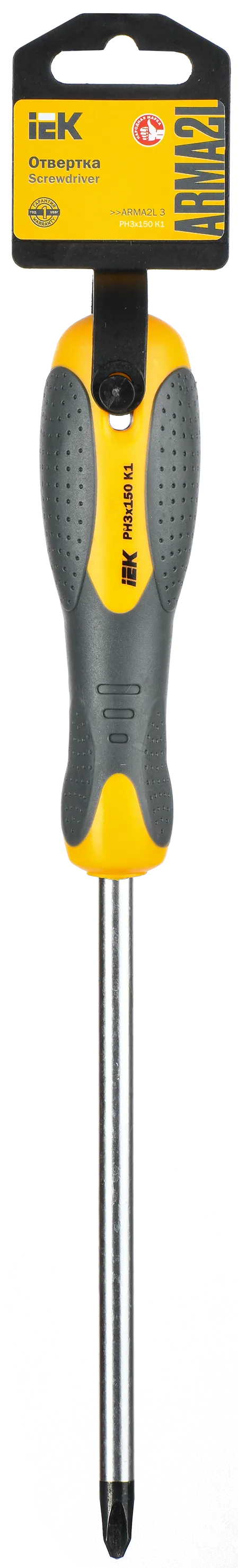 ARMA2L 3 Отвертка PH3х150 K1 IEK - Фото 2