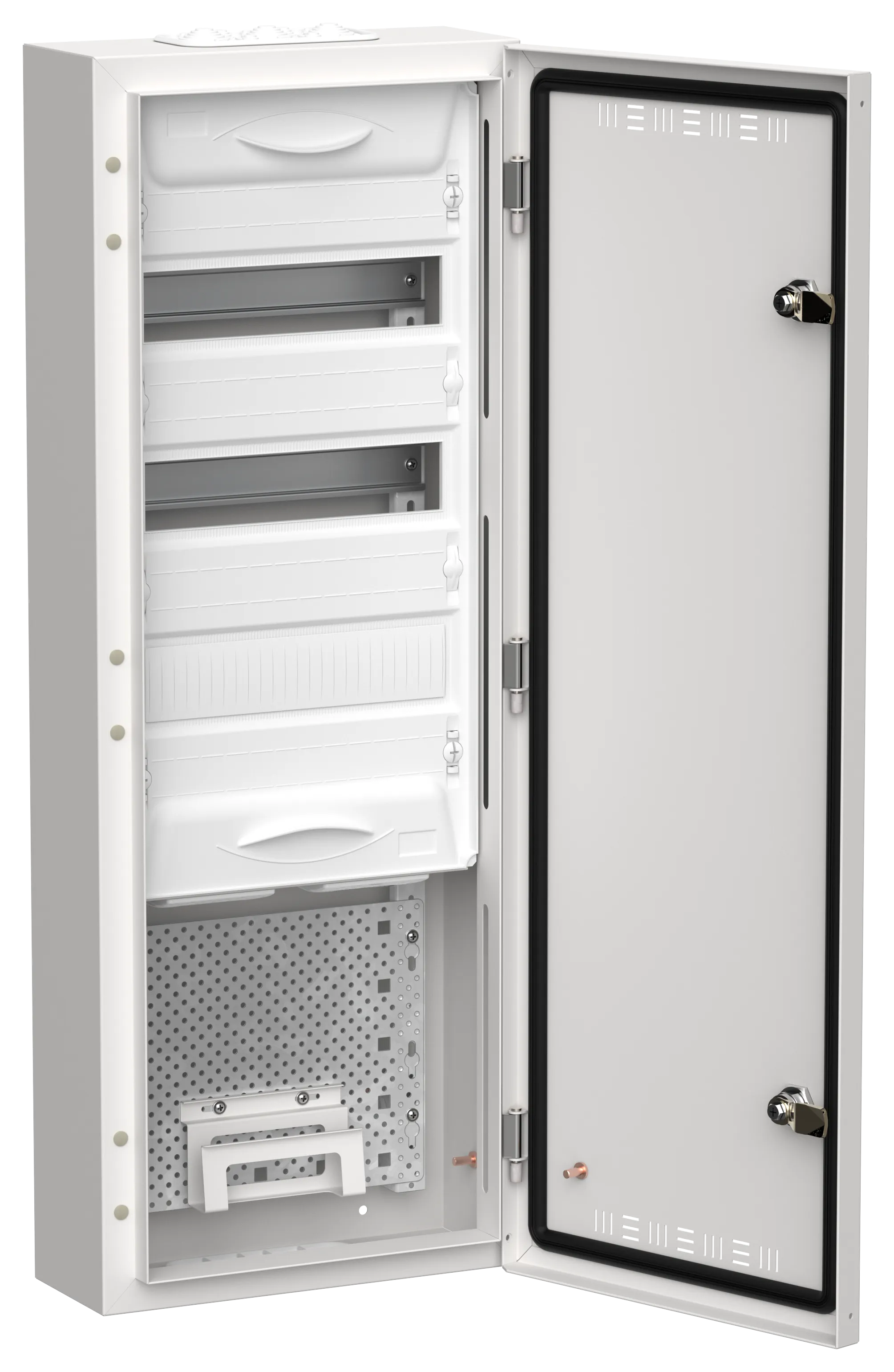 TITAN 5 Корпус комбинированный ЩРн-36 (1х60) 835х310х140мм IP30 белый IEK