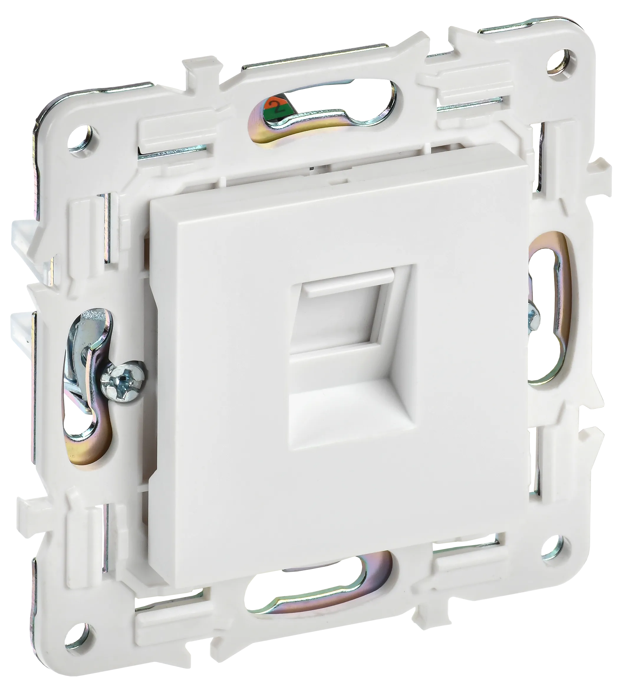 SKANDY Розетка компьютерная RJ45 кат.6 SK-K02W арктический белый IEK SK-K10-2-K01