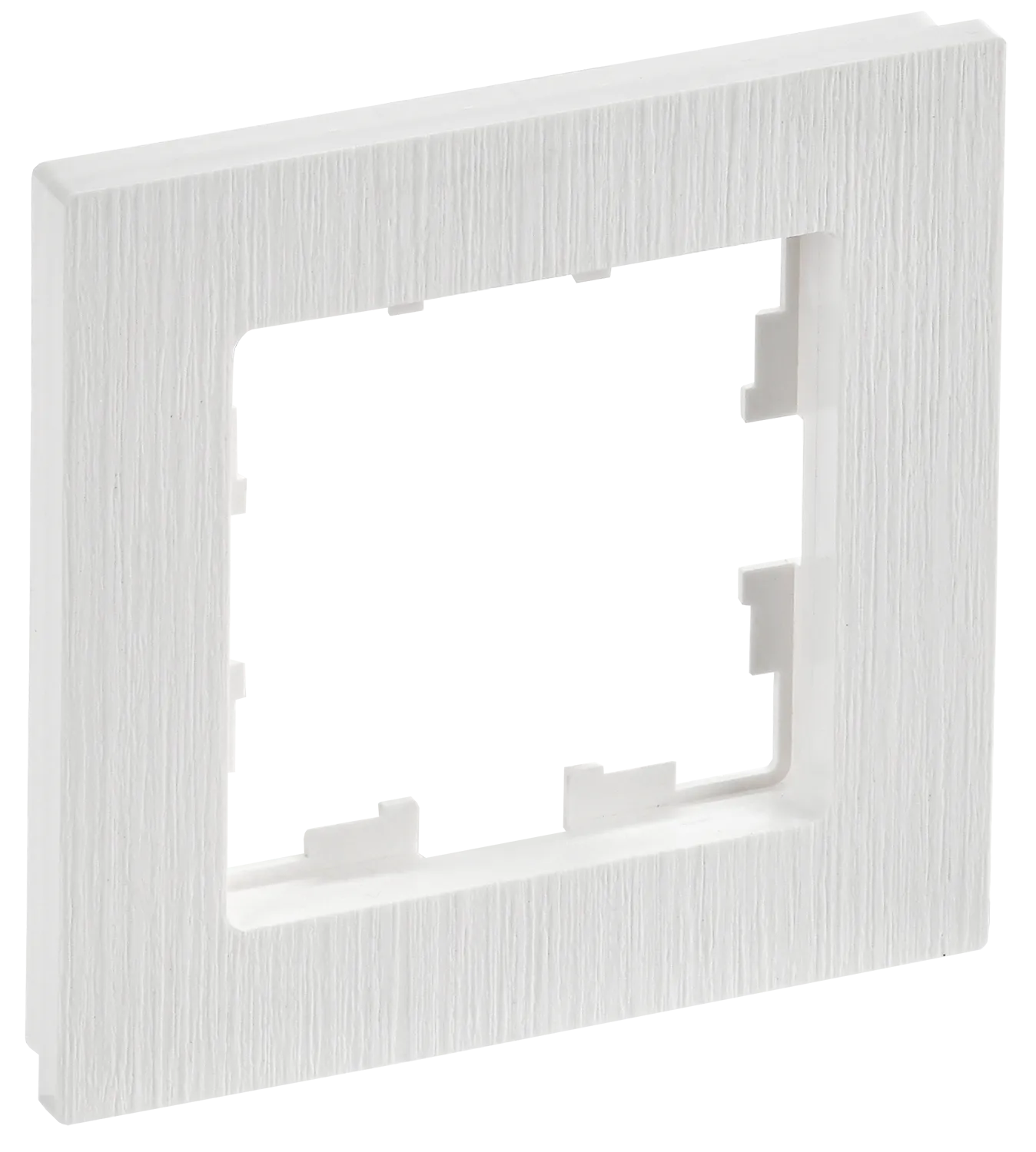 BRITE Рамка 1-местная РУ-1-Бр белый рифленый IEK
