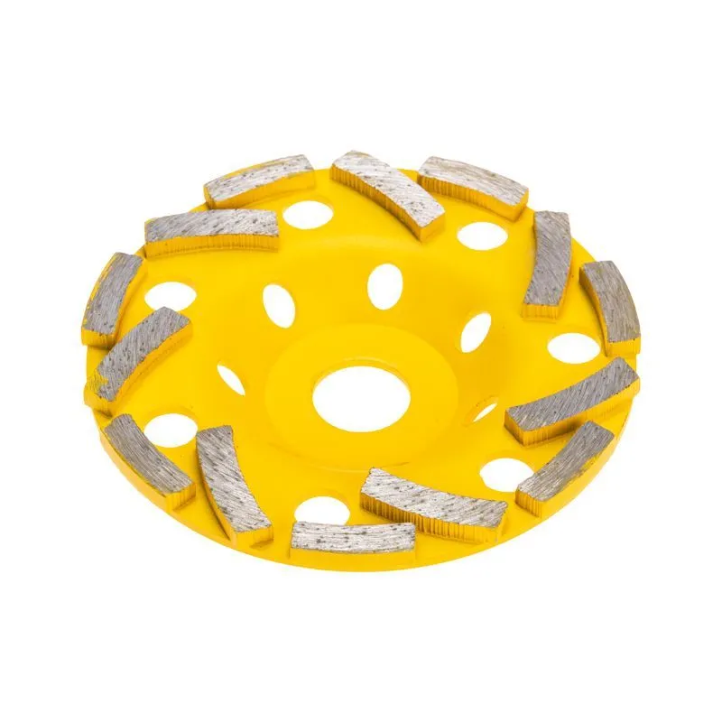 Чашка алмазная шлифовальная, Турбо-сегмент, 125х22,2мм KRANZ KR-90-0258