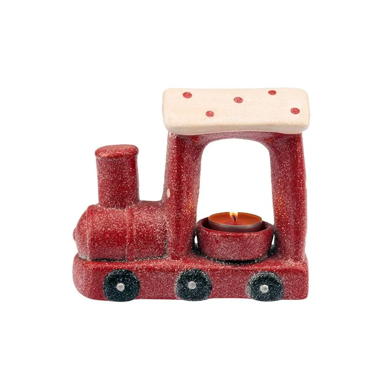 Керамический подсвечник Паровоз 17,1х7,1х14,7 см - Фото 2