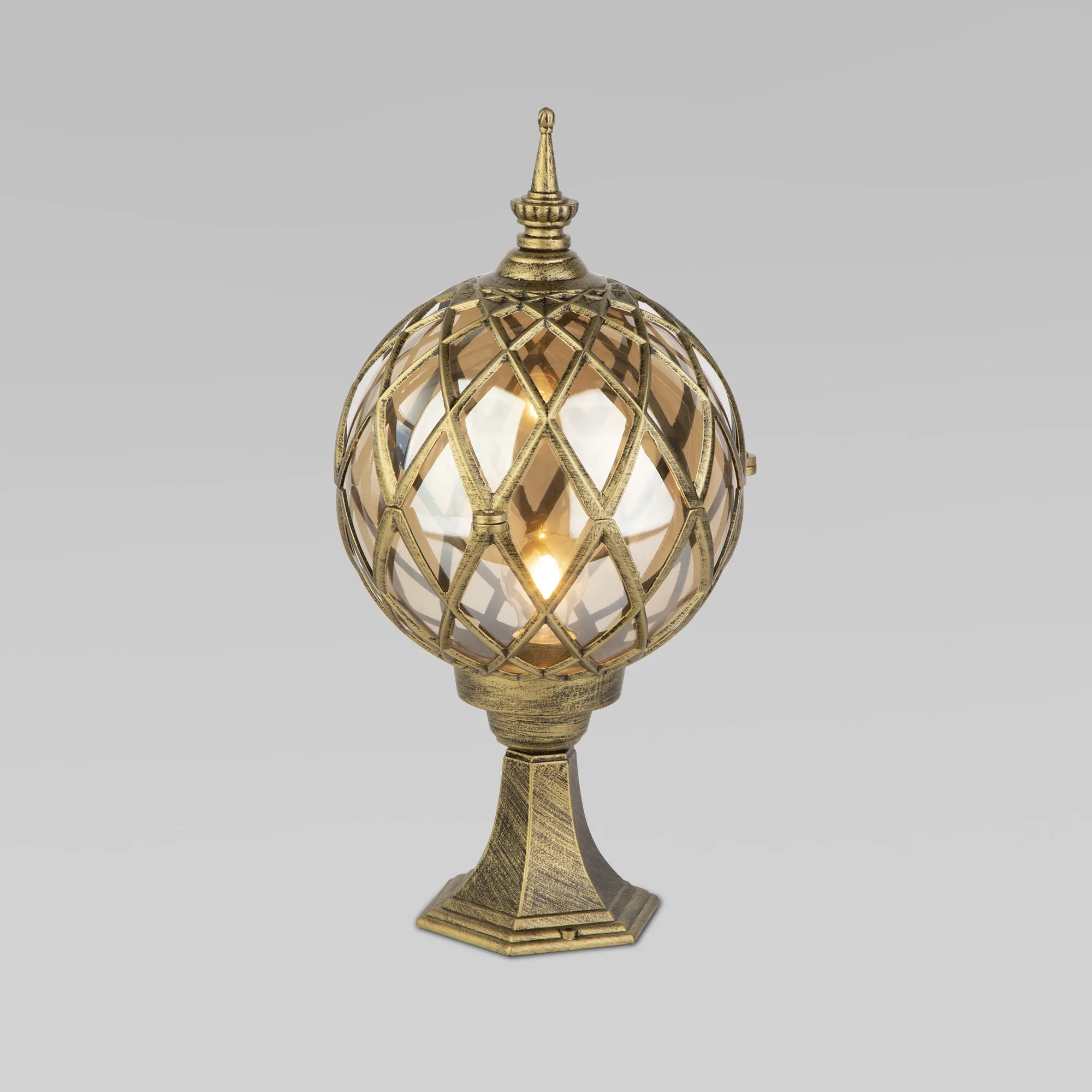 Светильник ландшафтный IP44 Sirius S черное золото Elektrostandard