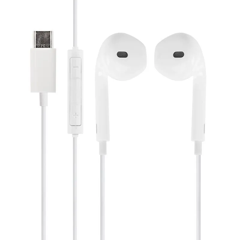 Наушники с микрофоном и с  разъемом USB 3.1 Type-C (male) белые 18-2004-9