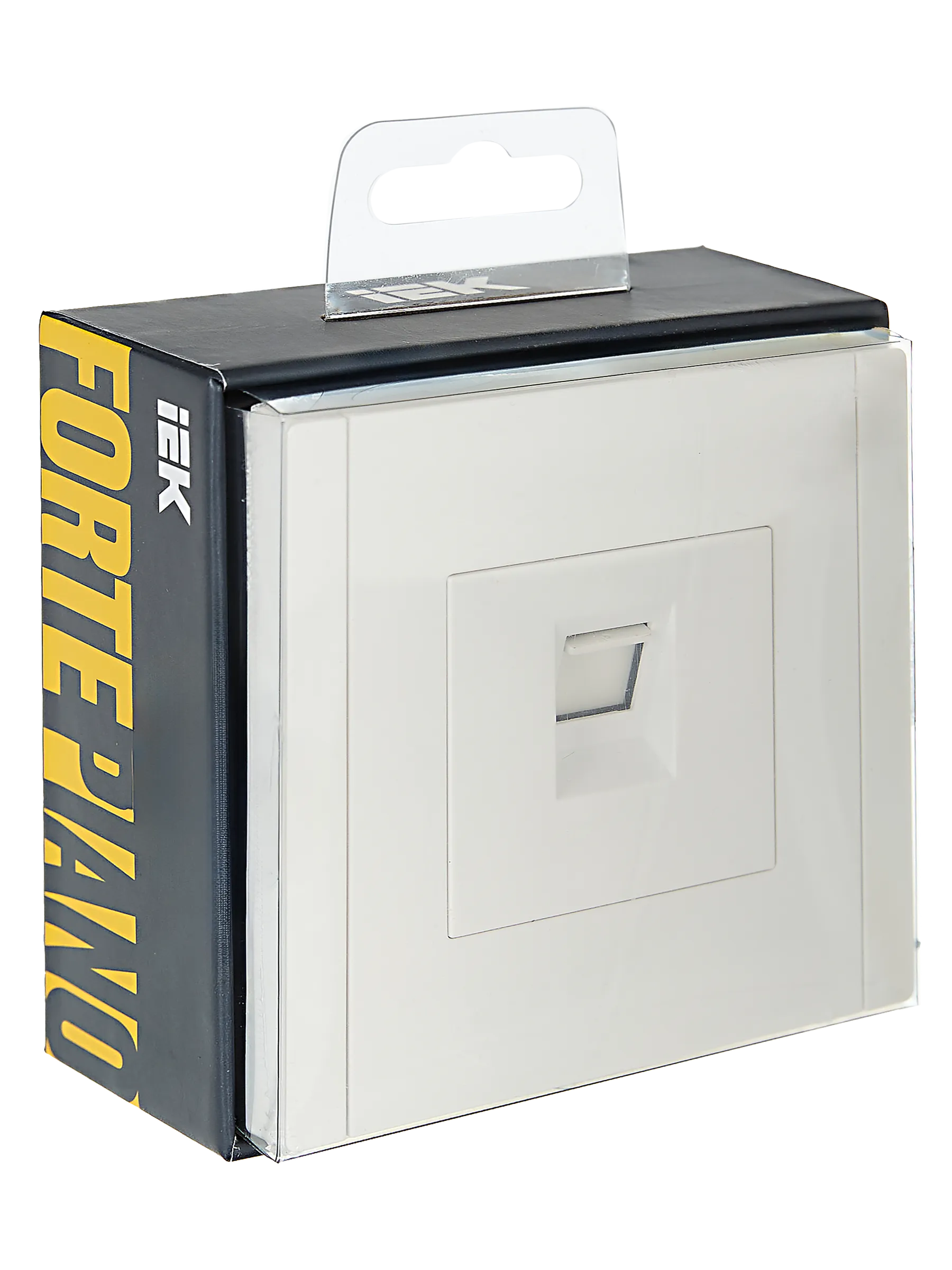 FORTE&PIANO Розетка компьютерная RJ45 кат.5E FP232 белый IEK - Фото 2