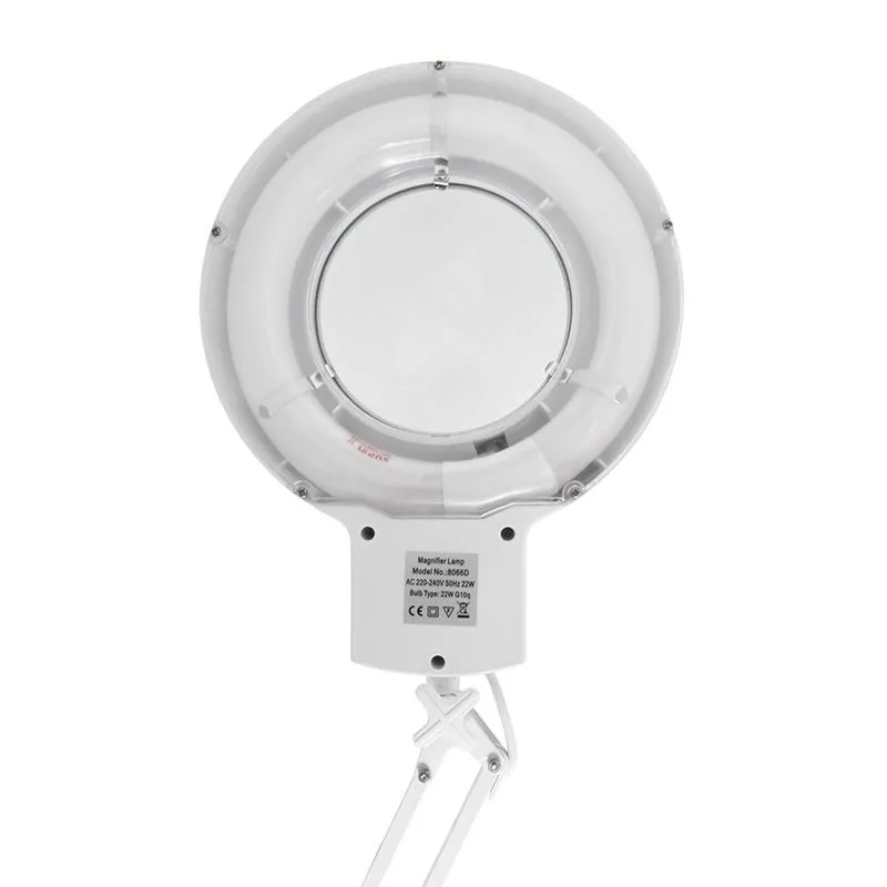 Лупа на струбцине круглая 3D с подсветкой, ø127мм, белая REXANT - Фото 5