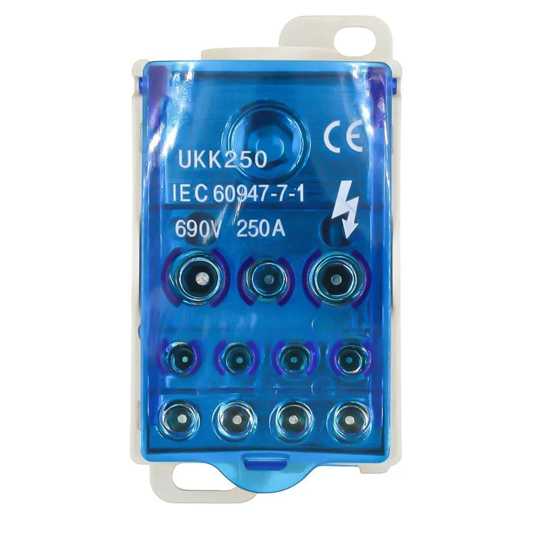 Блок распределительный КБР (РБД-250), 250А, 12 присоединений DEKRON - Фото 2