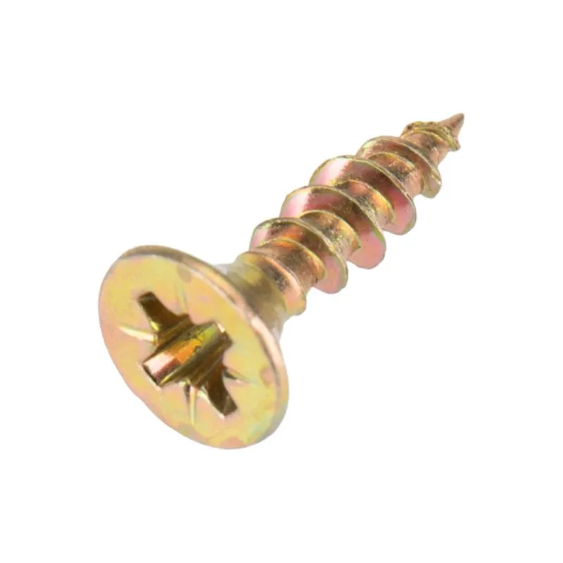 Саморез универсальный 4,0х16 мм, желтый цинк, пакет (1000 шт/уп) KRANZ - Фото 3